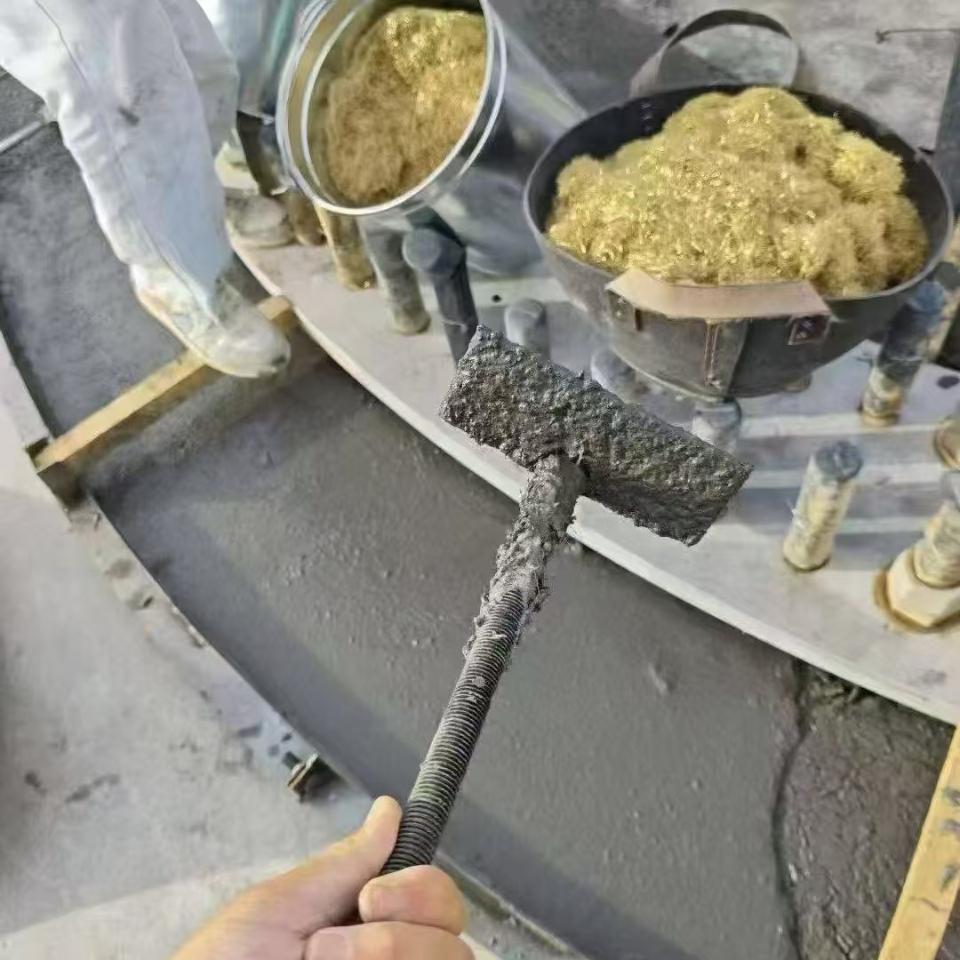 凤翔C120钢纤维高强无收灌浆料 轧机压缩机汽轮机发电机锻压设备底座灌浆材料